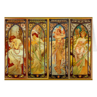 The Day - by Alphonse Mucha