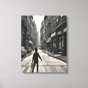 The Day Melted Sideways Canvas Print