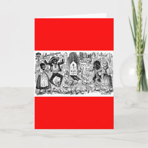 The Day of the Dead, Mexico. Circa early 1900's Card