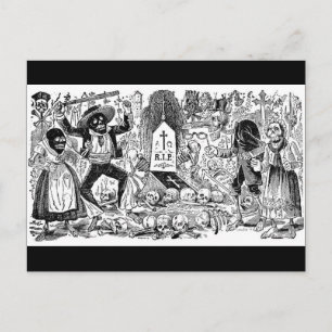 The Day of the Dead, Mexico. Circa early 1900's Postcard