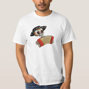 The Day of The Dead Skeleton El Mariachi T-Shirt
