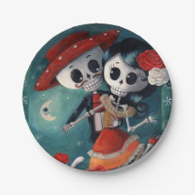 The Day of The Dead Skeleton Lovers