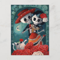 The Day of The Dead Skeleton Lovers