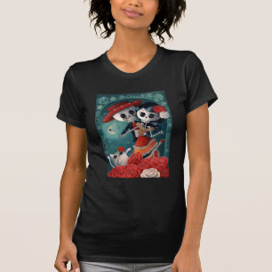 The Day of The Dead Skeleton Lovers T-Shirt