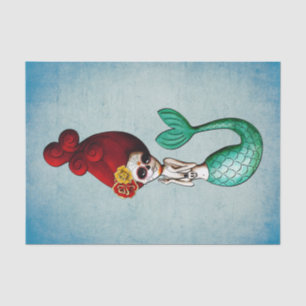 The Day of The DeadCute and Lovely Mermaid Tissue Paper