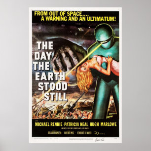 THE DAY THE EARTH STOOD STILL Hollywood Cult Sci F Poster