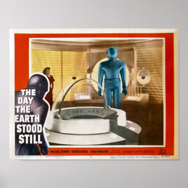 The Day the Earth Stood Still Poster (Front)