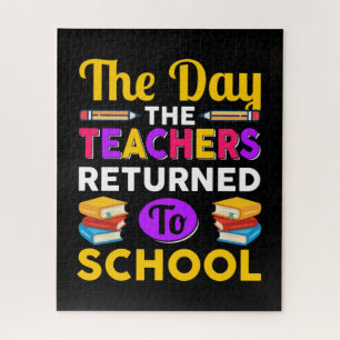 The Day The Teachers Returned To School Jigsaw Puzzle