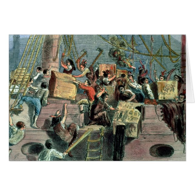 Thé de Boston, le 16 décembre 1773 (Devant horizontal)