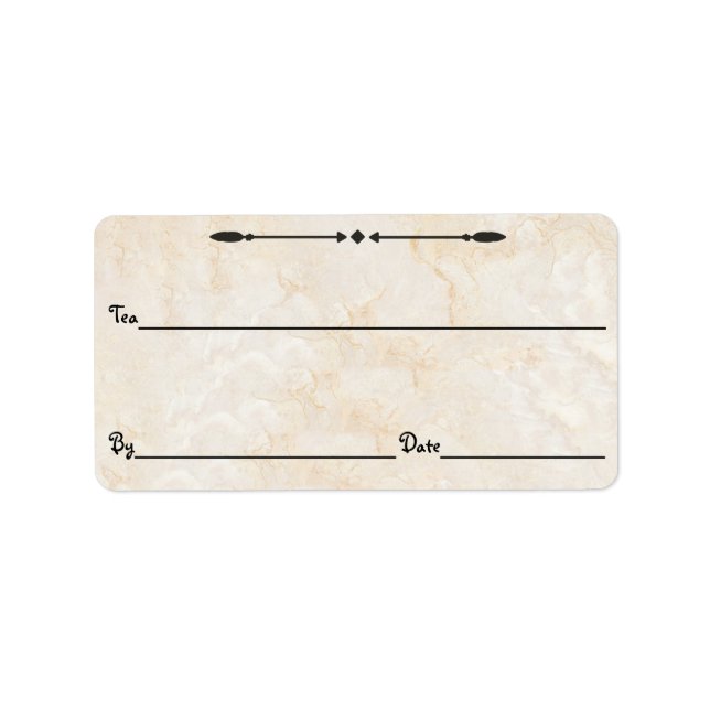 Thé De Marbre/Café/Etc. Canard Étiquette (Devant)