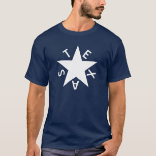 The De Zavala T-Shirt (Republic of Texas flag)