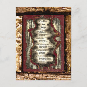 The Dead Are Judged Postcard