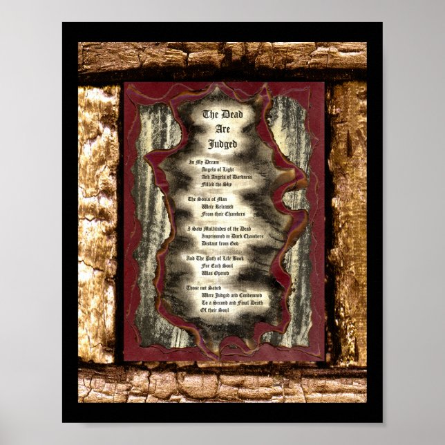 The Dead Are Judged Poster (Front)