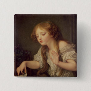 The Dead Bird 2 Inch Square Button