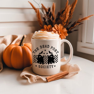 The Dead Poet Society Cute Ghost Halloween Coffee Mug