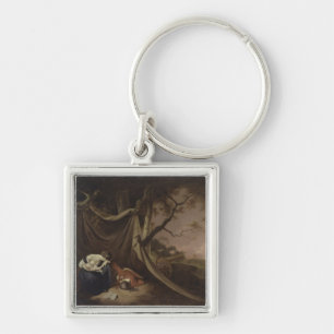 The Dead Soldier, c.1789 (oil on canvas) Keychain