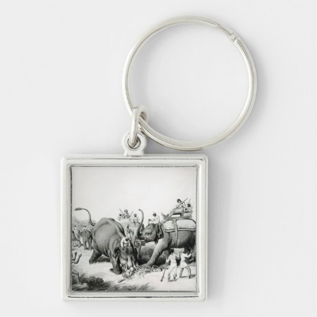 The Dead Tiger Keychain (Front)