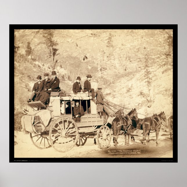 The Deadwood Stagecoach Black Hills SD 1889 Poster (Front)