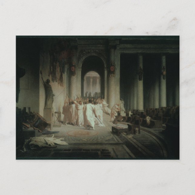 The Death of Caesar Postcard (Front)