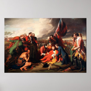 The Death of General Wolfe by Benjamin West 1770 Poster