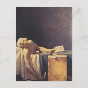 The Death of Marat Postcard