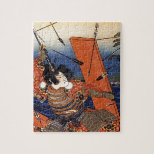 The Death of Nitta Yoshioki at the Yaguchi Ferry Jigsaw Puzzle
