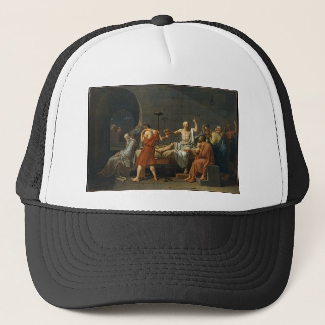 The Death Of Socrates Trucker Hat (Front)