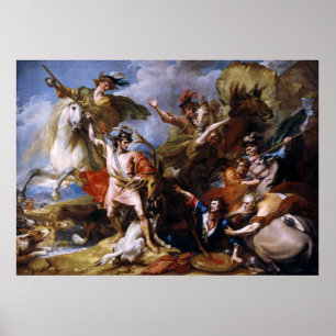 The Death of the Stag by Benjamin West Poster