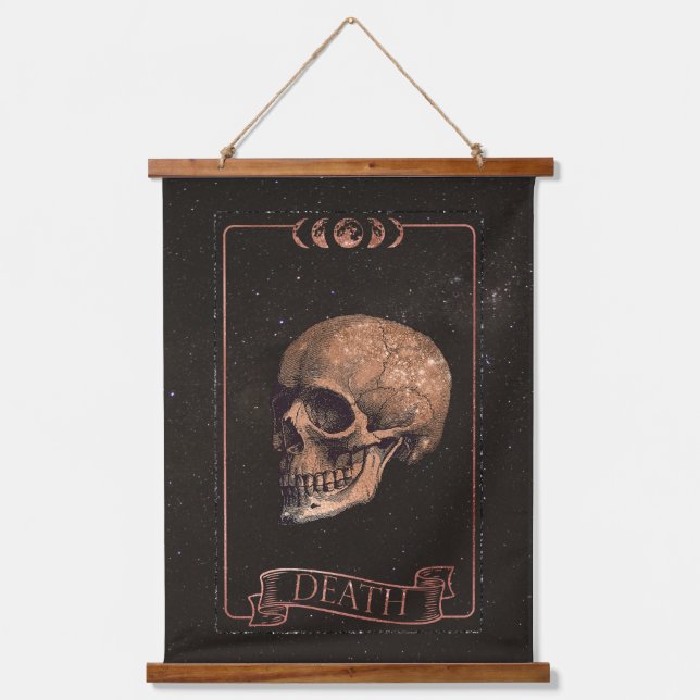 The Death Tarot Card Hanging Tapestry (Front)