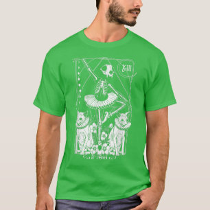 The Death Tarot Tapestry Cat La Mort Death Tarot C T-Shirt