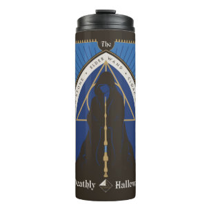 The Deathly Hallows Cloak, Wand, & Stone Thermal Tumbler