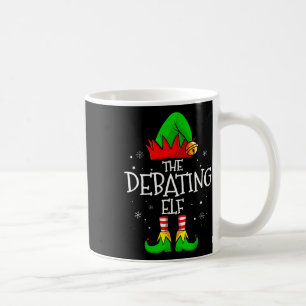 The Debating Elf Group Matching Family Christmas M Coffee Mug
