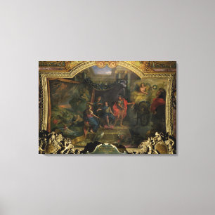 The Decision to Make War on the Dutch Canvas Print