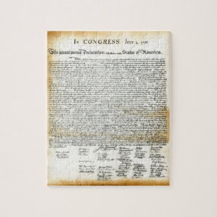 The Declaration of Independence Jigsaw Puzzle