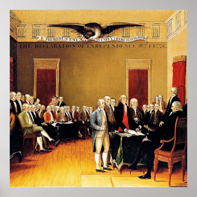 The Declaration of Independence Poster (Front)