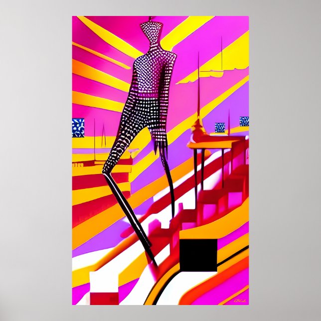 The Declension of Slick-Slax on the Escalator Poster (Front)