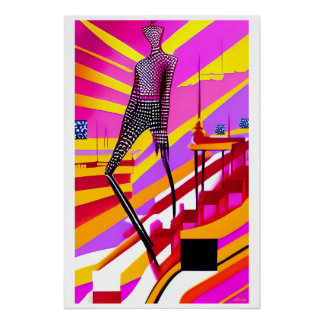 The Declension of Slick-Slax on the Escalator Poster