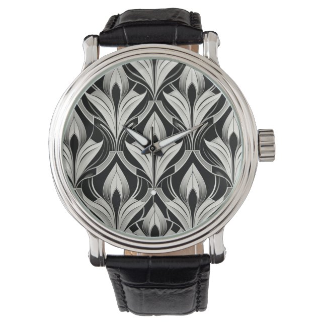 The Decorative Black & white Watch (Front)