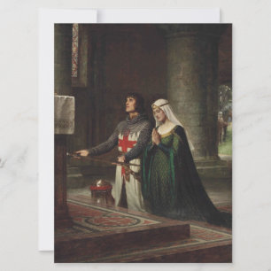 The Dedication (Knight and His Lady) Card