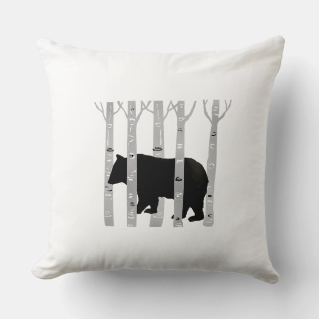 THE DEEP FOREST THROW PILLOW (Front)