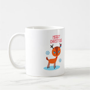 The deer says Merry Xmas! Coffee Mug