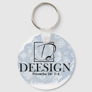 The Deesign Collective Button Keychain