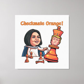 The Defeat Of The Orange King Canvas Print