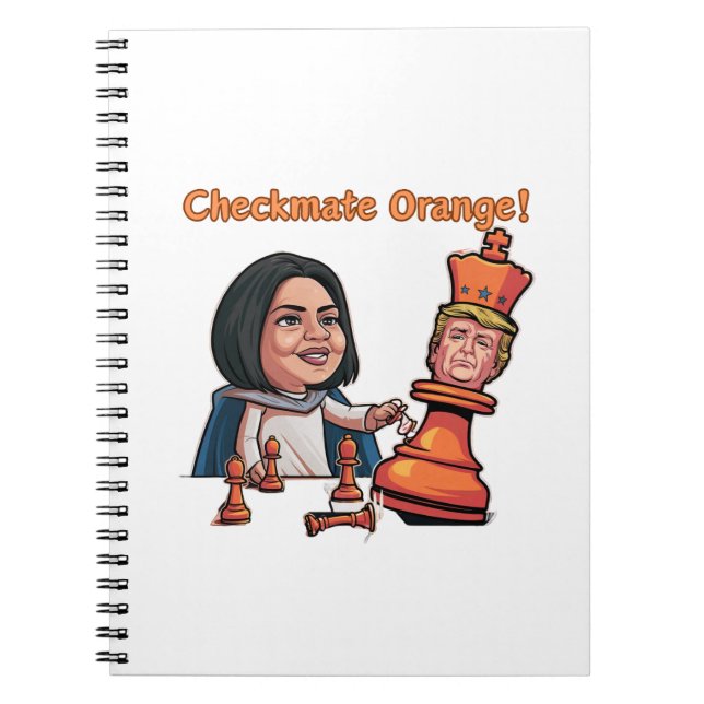 The Defeat Of The Orange King Notebook (Front)