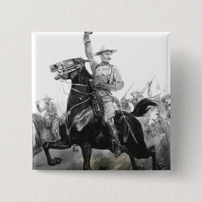 The Defender of Mafeking 2 Inch Square Button (Front)