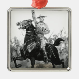 The Defender of Mafeking Metal Ornament