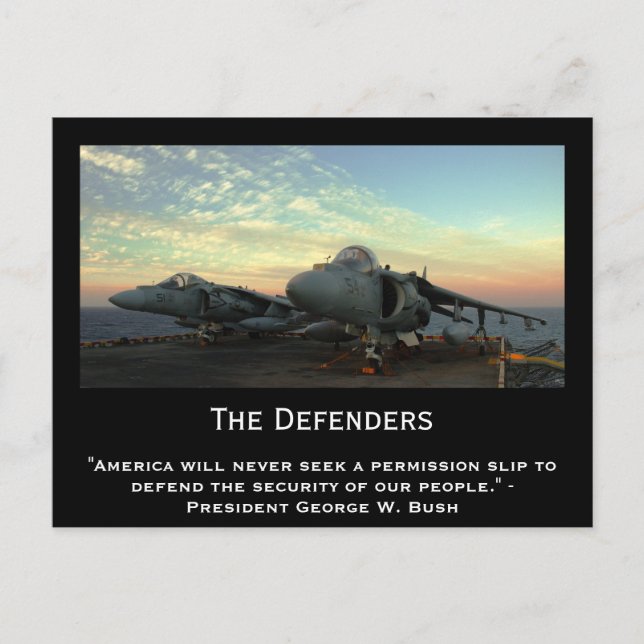 The Defenders Postcard (Front)