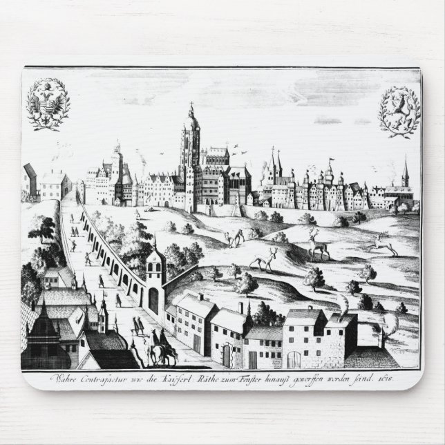 The Defenestration of Prague, 3rd August 1618 Mouse Pad (Front)