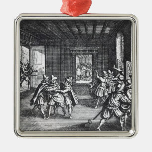 The Defenestration of Prague in 1618 Metal Ornament