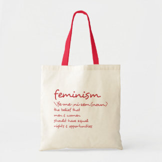 The Definition Of Feminism Tote Bag